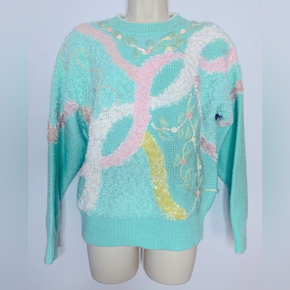 Jaclyn Smith vintage multicolor medium sweater